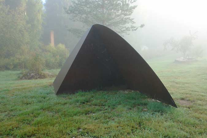 cor-ten steel sculpture - sculptures in the sculpture park, Open Air Museum POAM