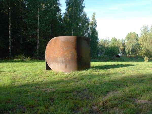 cor-ten steel sculpture - sculptures in the sculpture park, Open Air Museum POAM